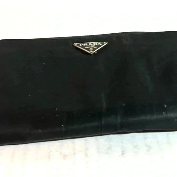 Prada  tessuto black nylon logo wallet - Picture 4 of 11